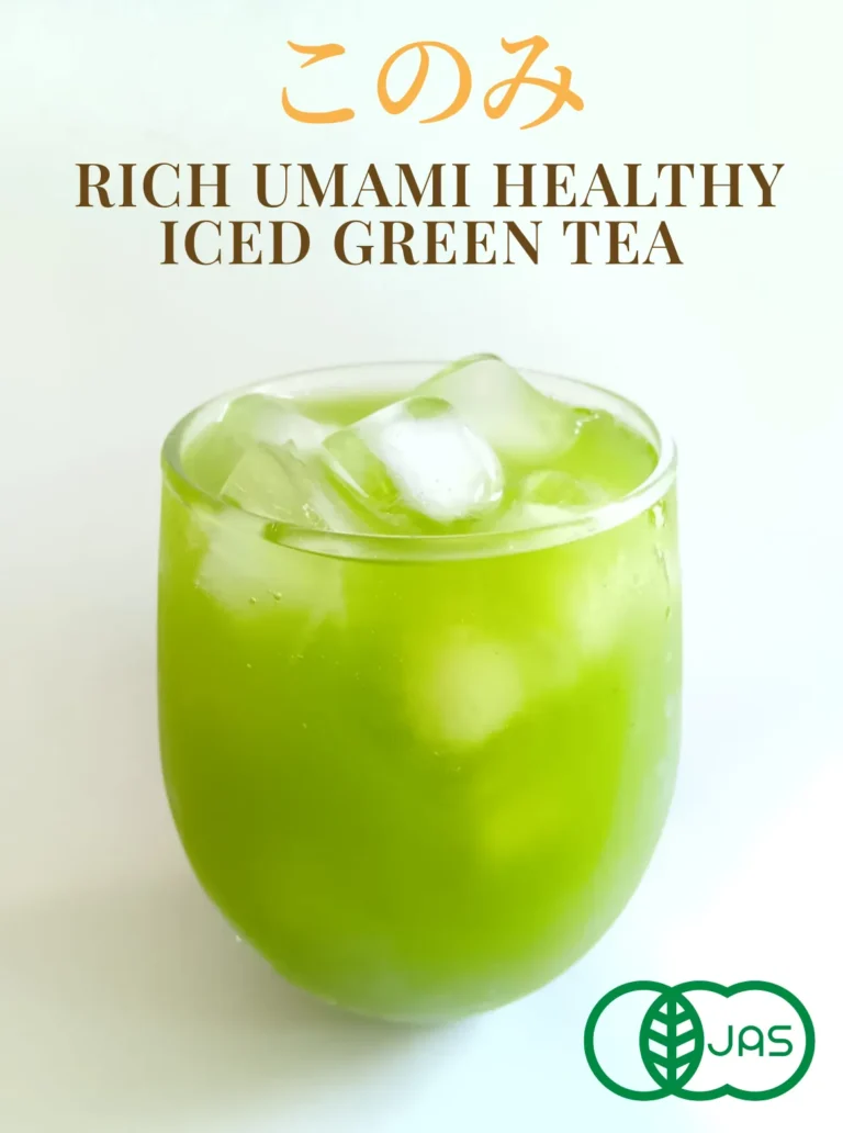 Rich Umami and Healthy Iced Green Tea