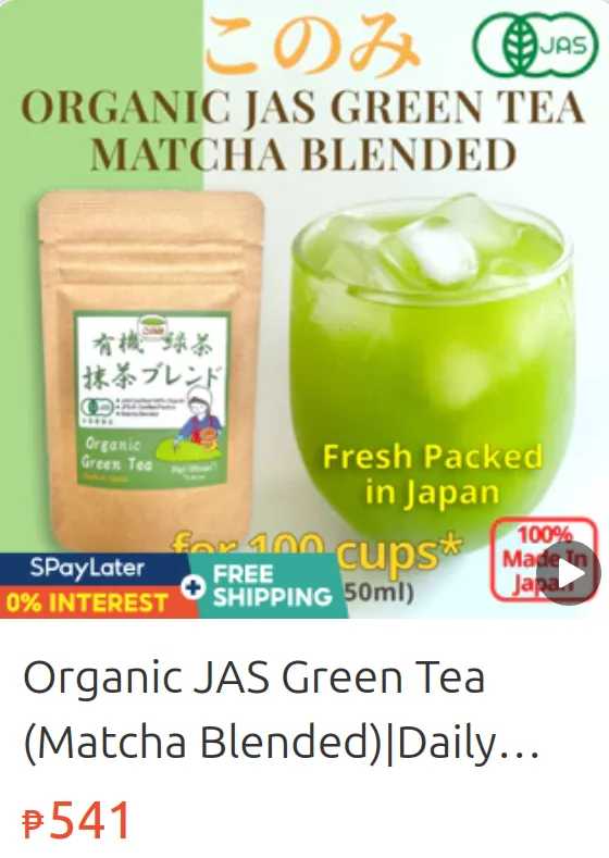 KONOMI GREEN TEA ORGANIC