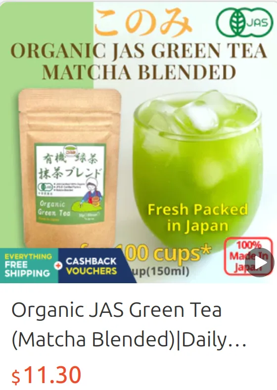 KONOMI GREEN TEA ORGANIC